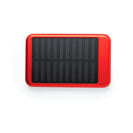 Promotional Solar Power Banks Red